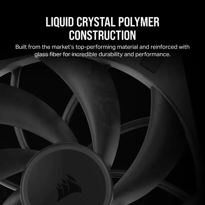 Ventilator Corsair RS140 MAX Computergehäuse-Lüfter 14 cm Schwarz 2 Stück