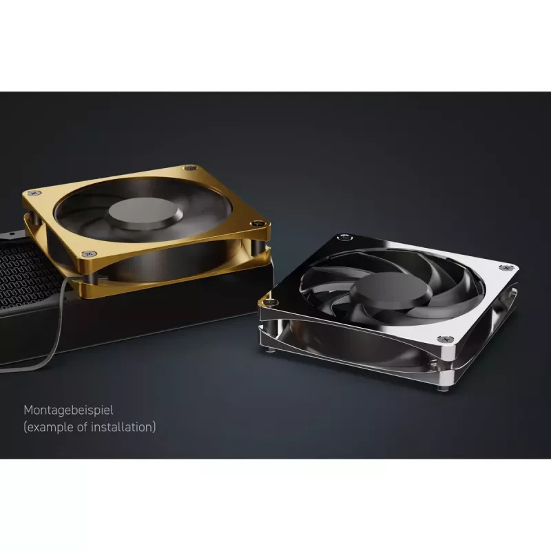 Lüfter Alphacool Apex Stealth Metall 12 cm Schwarz 400-2000 U/min 20-29.9 dB