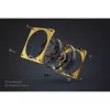 Lüfter Alphacool Apex Stealth Metall 12 cm Schwarz 400-2000 U/min 20-29.9 dB