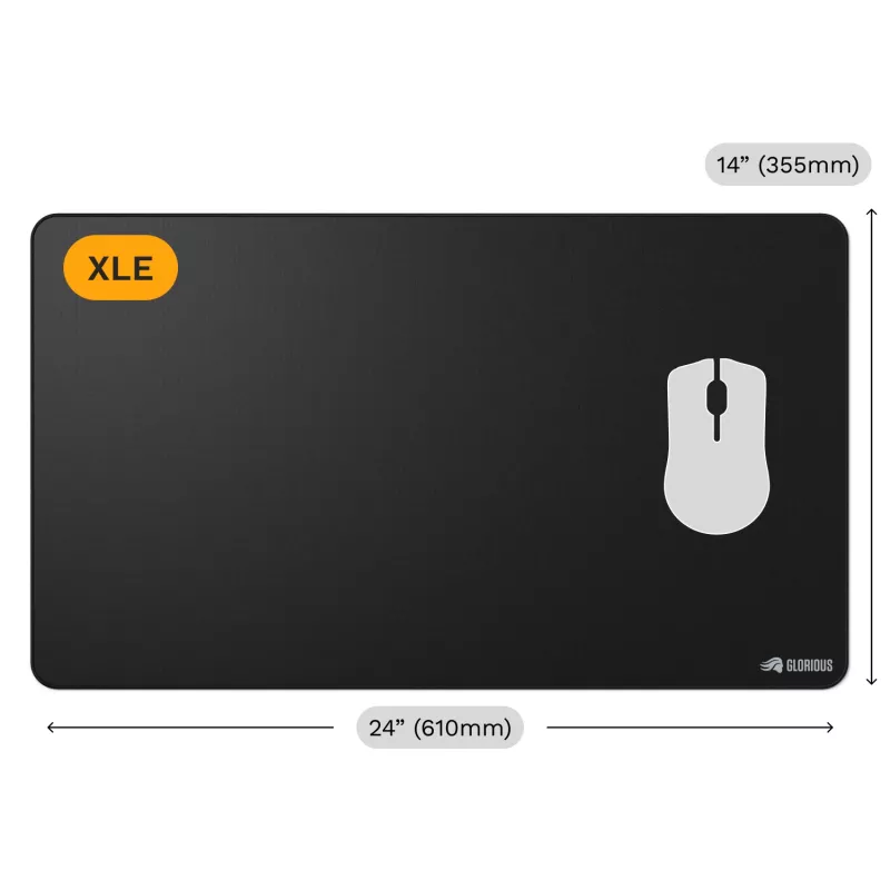 Maus Pad Glorious Gaming Glorious Maus Pad 2 XL Extended Stitched Schwarz