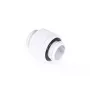 Alphacool Eiszapfen 17489 drehbarer Doppelnippel-Adapter G1/4 AG auf G1/4 AG, Messing, 22 mm, weiß