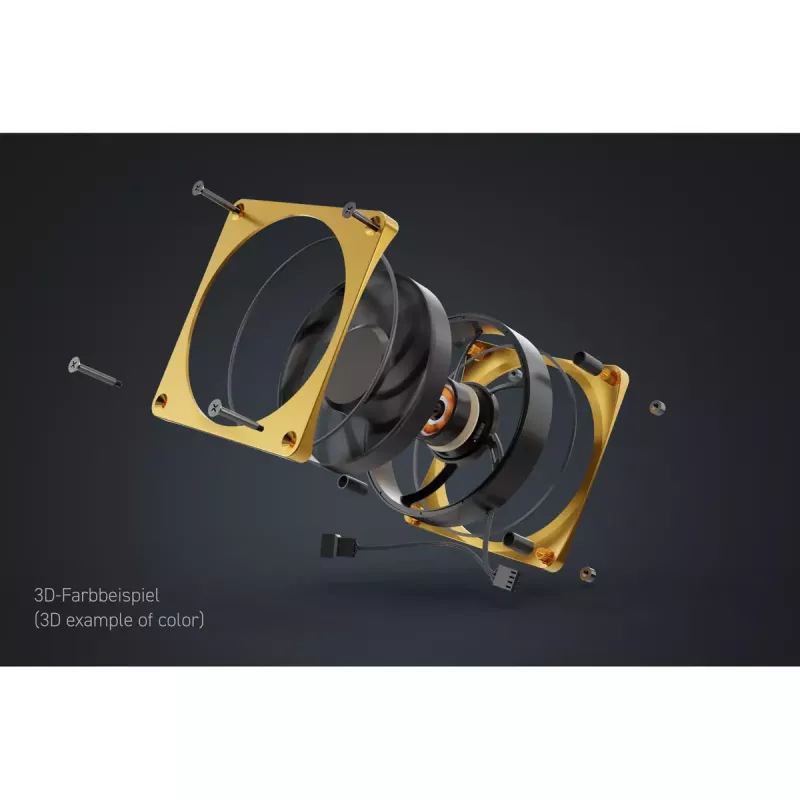Fan Alphacool Apex Stealth Metall 12 cm 400-3000 RPM 30-49.9 dB