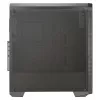 Aerocool GENESISV2BK PC ATX Gehäuse, Frontblende LED ARGB Lüfter ARGB 12 cm, Schwarz