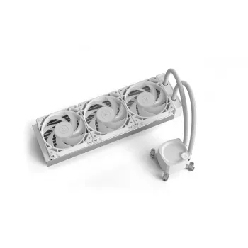 EK Water Blocks EK-Nucleus AIO CR360 Lux D-RGB CPU-Wasserkühler, 360 mm, weiß