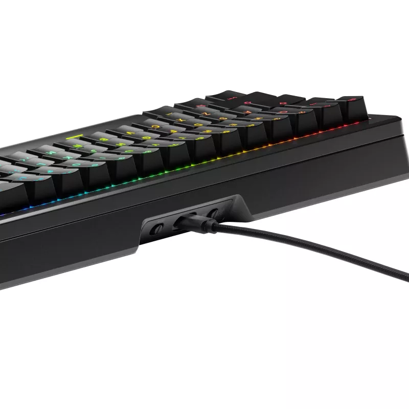 GLORIOUS GMMK 3 PRO 65% Prebuilt Mechanische Tastatur, Kabelgebunden USB, QWERTY, RGB, Schwarz