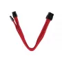 SilverStone SST-PP07-PCIR 8-Pin-PCIe auf 6+2-Pin-PCIe Verlängerung, 0,25 m, rot