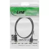 InLine USB 2.0 Verlängerungskabel Typ A Stecker / Buchse, vergoldet, schwarz, 0,5 m