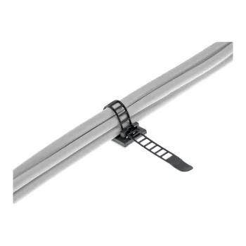 Verstellbare Kabelklemme InLine 59969B 64 mm Schwarz 10 Stück