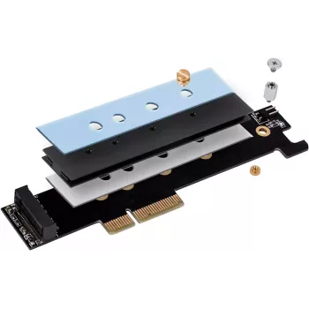 SilverStone SST-ECM26-V2 Schnittstellenadapter M.2 (M-Key) auf PCIe 4.0 x4