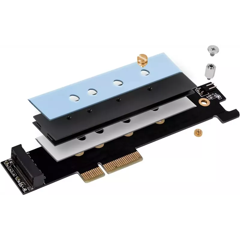 SilverStone SST-ECM26-V2 Schnittstellenadapter M.2 (M-Key) auf PCIe 4.0 x4