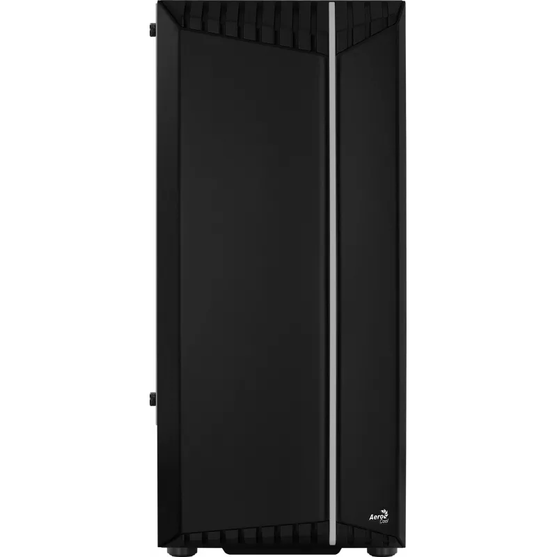 Aerocool Bionic V2 (PGS Bionic-G-BK-v2) Midi-Tower PC-Gehäuse, ATX, RGB, Hartglas, schwarz