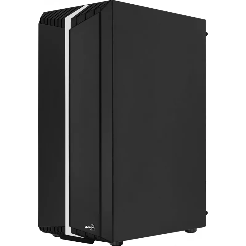 Aerocool Bionic V2 (PGS Bionic-G-BK-v2) Midi-Tower PC-Gehäuse, ATX, RGB, Hartglas, schwarz