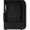 Aerocool Bionic V2 (PGS Bionic-G-BK-v2) Midi-Tower PC-Gehäuse, ATX, RGB, Hartglas, schwarz