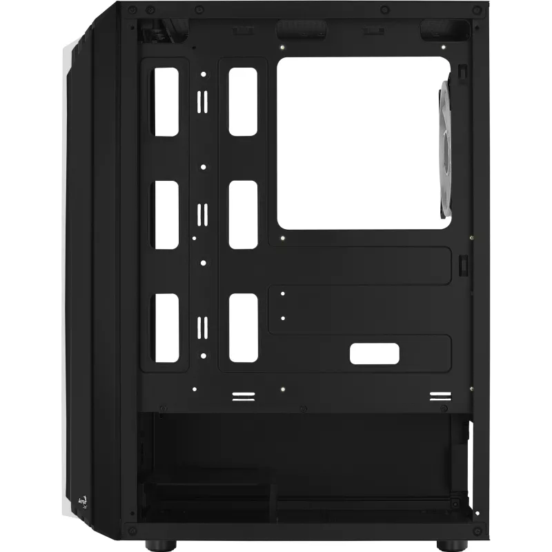 Aerocool Bionic V2 (PGS Bionic-G-BK-v2) Midi-Tower PC-Gehäuse, ATX, RGB, Hartglas, schwarz