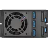 SilverStone SST-FS303-12G Wechselrahmen für 3 Laufwerke, 3,5 Zoll, schwarz