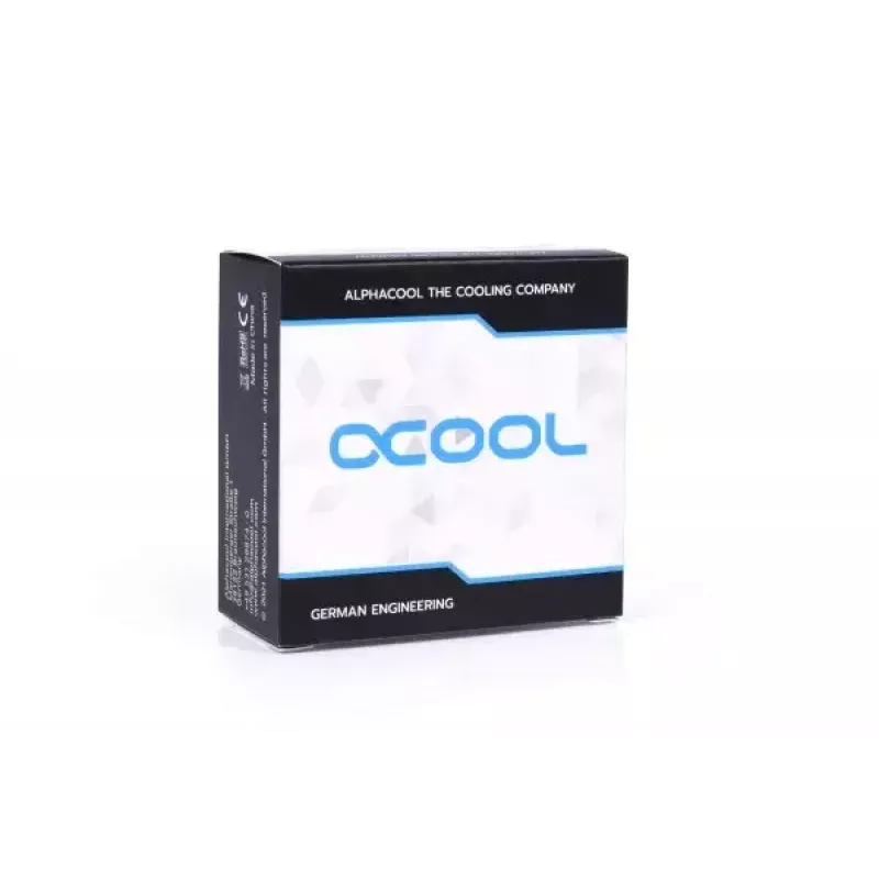Alphacool Eiszapfen 17602 G1/4 Verlängerung Offset, 16 mm, drehbar, Außengewinde auf Innengewinde, Chrom