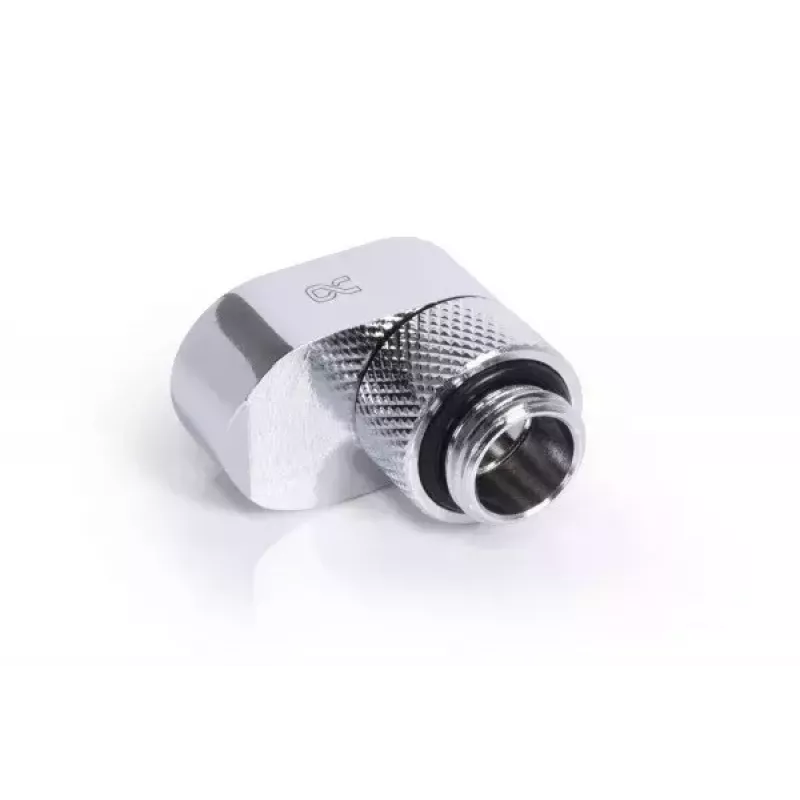 Alphacool Eiszapfen 17602 G1/4 Verlängerung Offset, 16 mm, drehbar, Außengewinde auf Innengewinde, Chrom