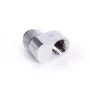 Alphacool Eiszapfen 17602 G1/4 Verlängerung Offset, 16 mm, drehbar, Außengewinde auf Innengewinde, Chrom