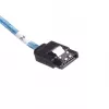 SilverStone SST-CPS05 Mini-SAS HD (SFF-8643) auf SATA-7-Pin-Kabel mit Sidebands, 4-Lane, SAS 12 Gbit/s, 0,5 m, schwarz