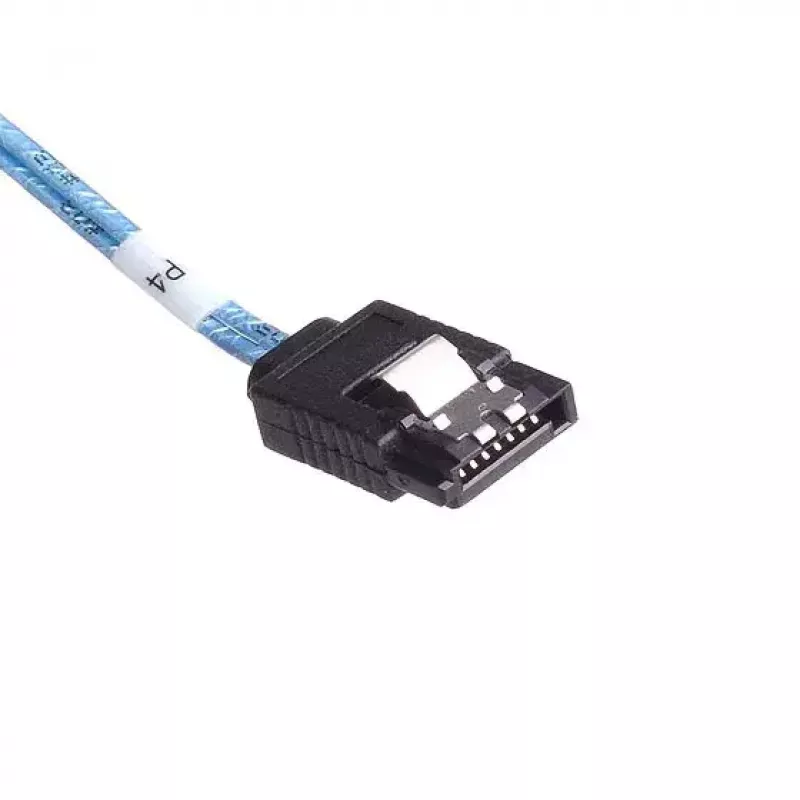 SilverStone SST-CPS05 Mini-SAS HD (SFF-8643) auf SATA-7-Pin-Kabel mit Sidebands, 4-Lane, SAS 12 Gbit/s, 0,5 m, schwarz