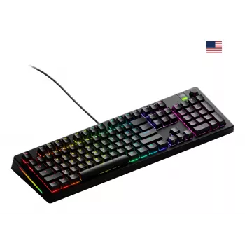 Mechanische Full-Size (100%) kabelgebundene Tastatur GLORIOUS GMMK 3 — USB, QWERTY, RGB, Schwarz (US-Layout)