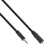 InLine Audiokabel 3,5 mm Klinke Stecker / Buchse 5 m