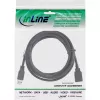 InLine 35630 USB-3.2-Gen.1-Verlängerungskabel, Typ A Stecker / Buchse, 3 m, Schwarz