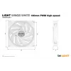 be quiet Light Wings White | 120mm PWM-High-Speed Triple-Pack Computergehäuselüfter 12 cm 3 Stück