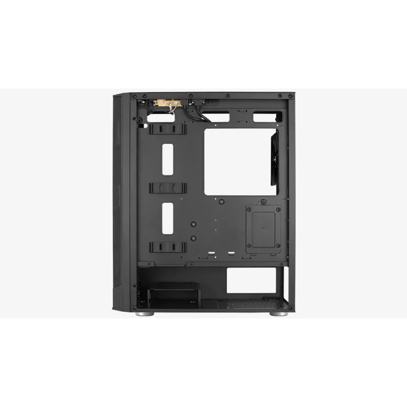 PC-Gehäuse Aerocool Prism-G-BK-v1 Midi Tower Schwarz