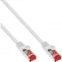 InLine Patchkabel S/FTP PiMF Kat.6 250MHz PVC Kupfer weiß 0,5m