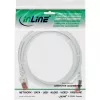 InLine Patchkabel S/FTP PiMF Kat.6 250MHz PVC Kupfer weiß 0,5m