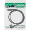 DisplayPort 1.4 Kabel InLine 17151L 8K4K links abgewinkelt schwarz/gold 1m