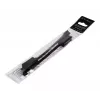 SilverStone SST-CPF05 PWM-Lüfterdrehzahl-Reduzierkabel, 10 cm, 2er-Pack, Schwarz