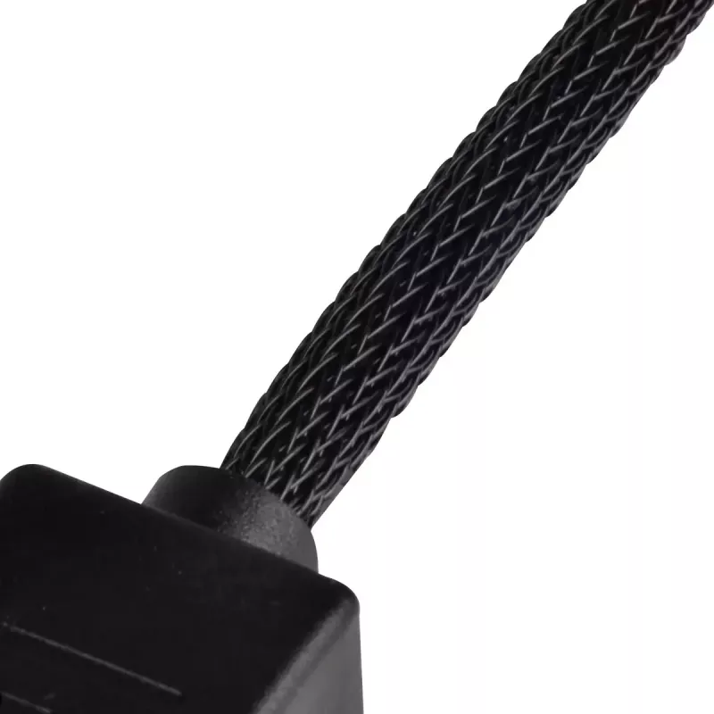 SilverStone SST-CPF05 PWM-Lüfterdrehzahl-Reduzierkabel, 10 cm, 2er-Pack, Schwarz