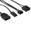 Aerocool ASTRO12PRO Kit 3 Lüfter PC 12cm LED RGB Antivibration Fernbedienung