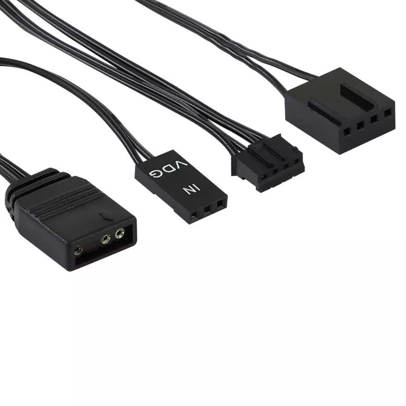 Aerocool ASTRO12PRO Kit 3 Lüfter PC 12cm LED RGB Antivibration Fernbedienung