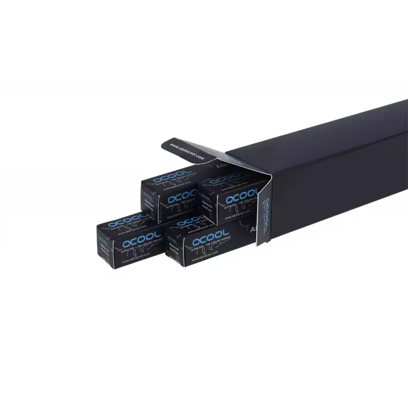 Alphacool 18444 HardTube Acryl-(PMMA-)Rohr 16/13 mm, 80 cm, klar, 4er-Set