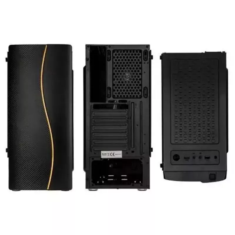 PC-Gehäuse Kolink Inspire K5 ARGB Midi Tower Schwarz
