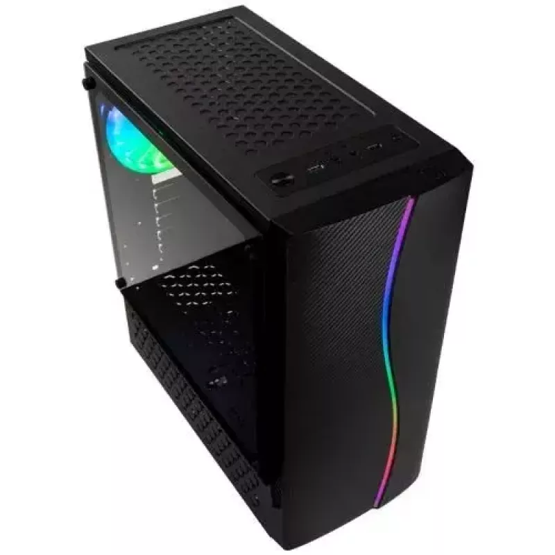 PC-Gehäuse Kolink Inspire K5 ARGB Midi Tower Schwarz