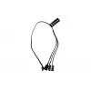 Alphacool 18601 Digital RGB LED Y-Kabel 3-fach mit JST-Stecker, 30 cm, schwarz
