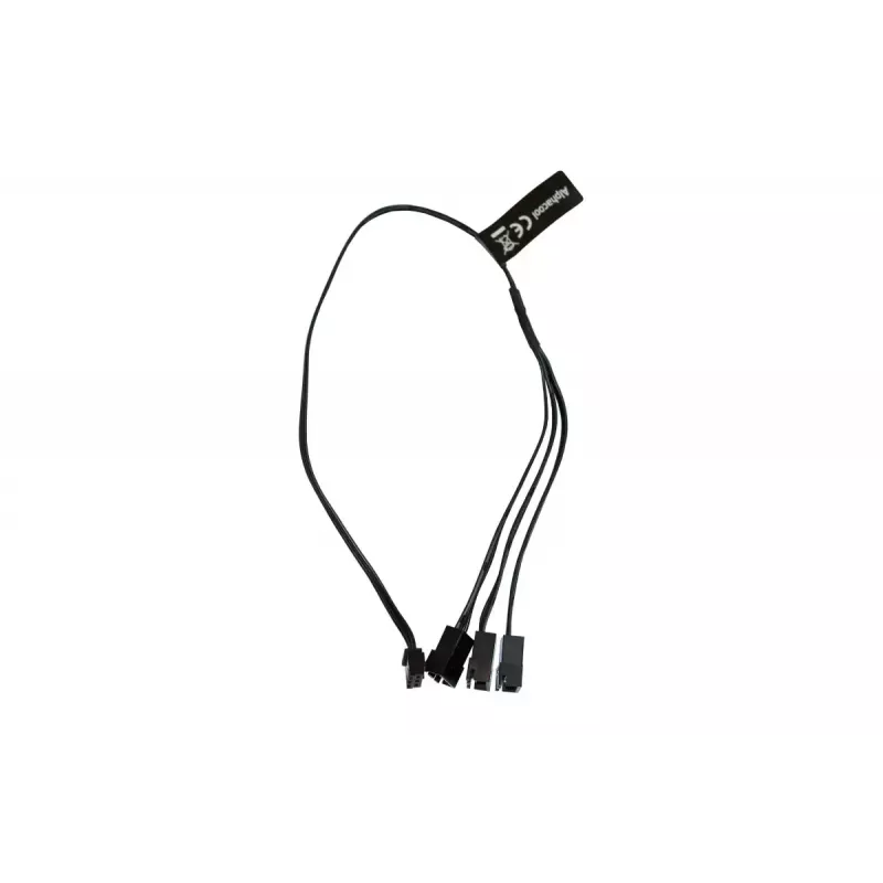 Alphacool 18601 Digital RGB LED Y-Kabel 3-fach mit JST-Stecker, 30 cm, schwarz