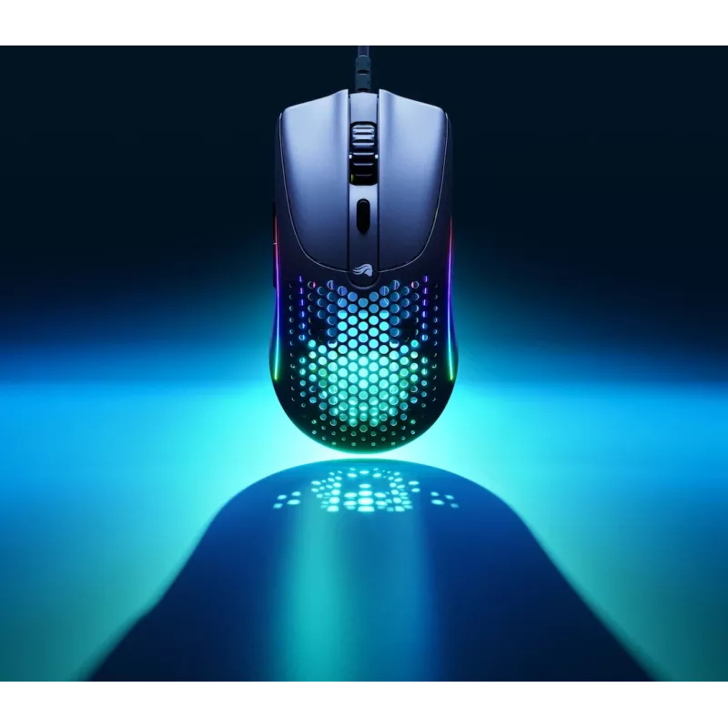 Glorious Gaming Glorious Model O Wired 2 - Mattschwarz, Rechtshändig, Optisch, USB Typ-A, 26000 DPI, 1 ms, Schwarz