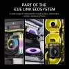 CORSAIR iCUE Link RX140 MAX 140-mm-PWM-Lüfter, dick, Erweiterung