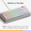 Mechanische Tastatur GLORIOUS GMMK 3 HE 75% Kabelgebunden Weiß US-Layout