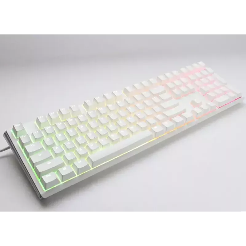 Ducky One 3 Classic Pure White Tastatur Gaming USB Deutsch Mechanisch RGB