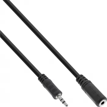 InLine Audiokabel 3,5 mm Klinke Stereo Stecker / Buchse 3 m