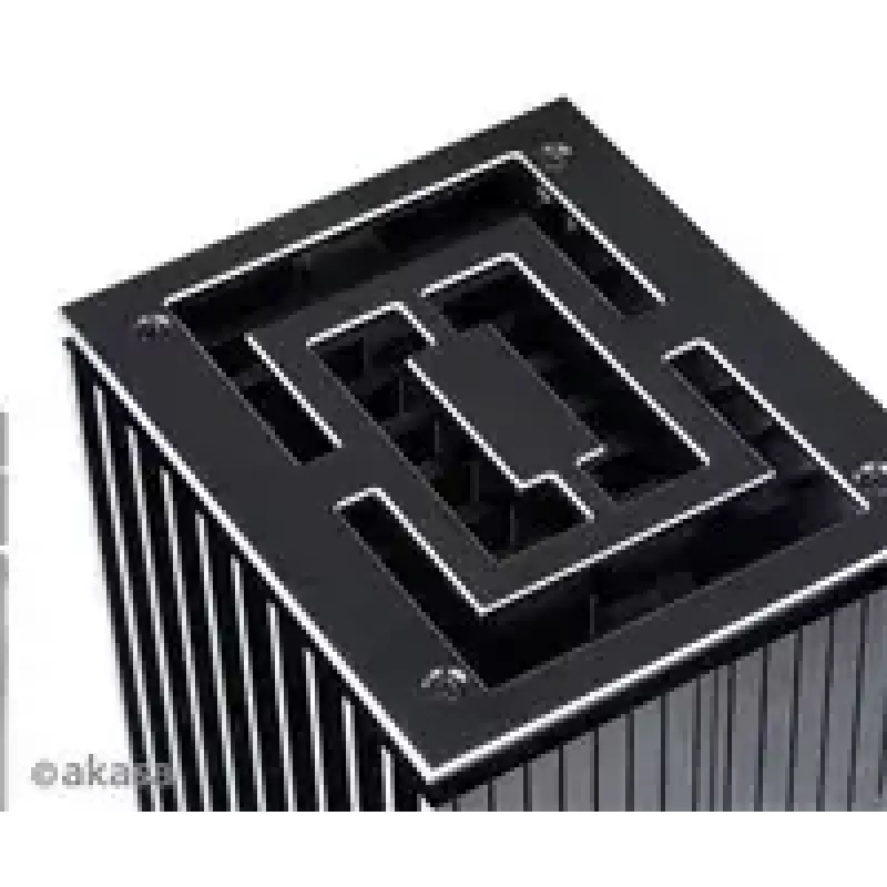 Computergehäuse Akasa A-NUC45-M1B Mini-ITX Schwarz