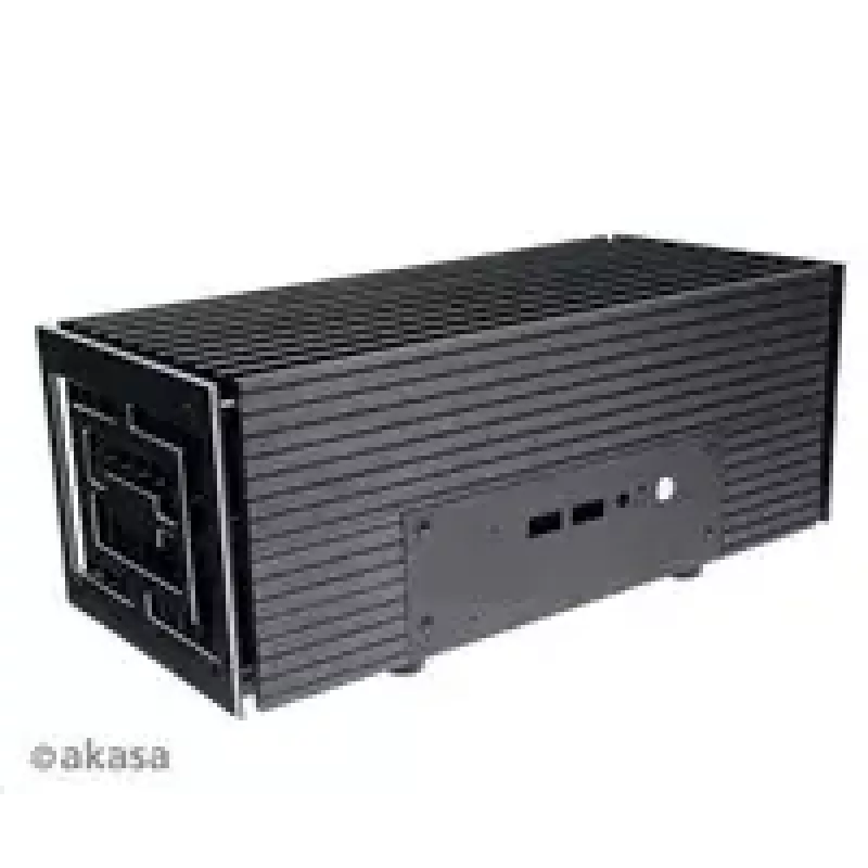 Computergehäuse Akasa A-NUC45-M1B Mini-ITX Schwarz