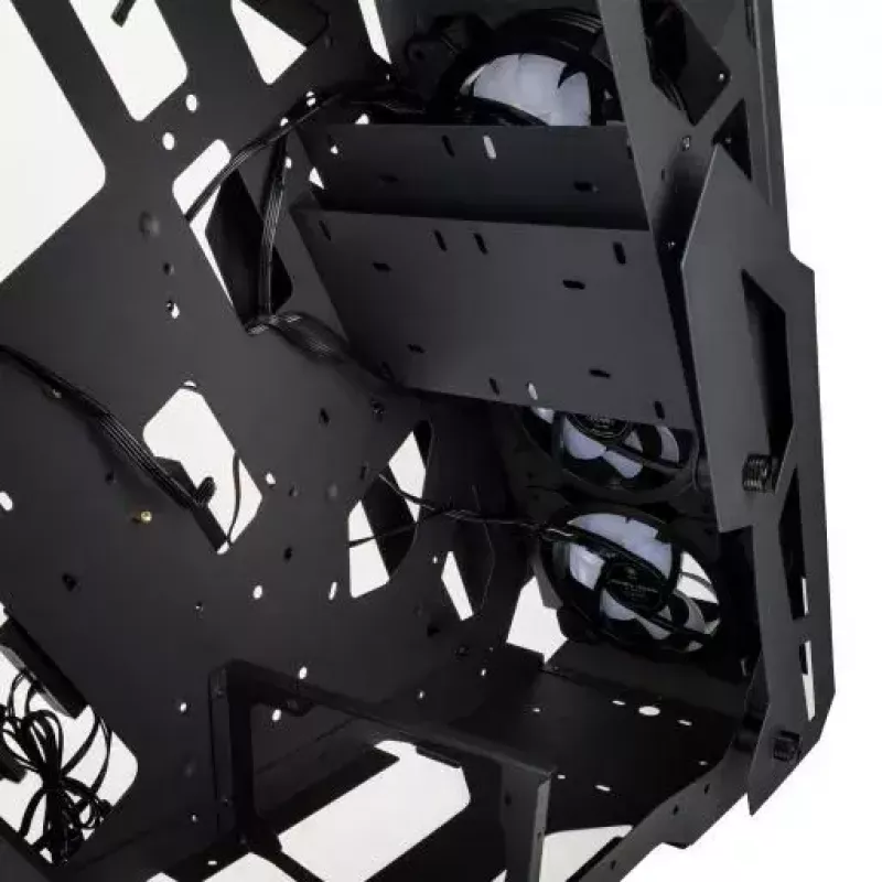 PC-Gehäuse Kolink Big Chungus Shredded Midi Tower Schwarz