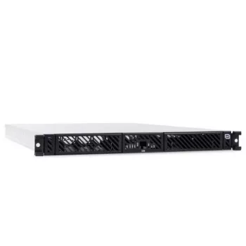 Alphacool ES 1U 19-Zoll Server-Rack-Gehäuse, wasserkühlungsbereit, Schwarz/Grau